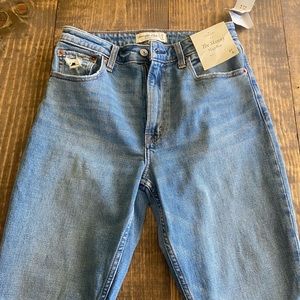 Abercrombie Curve Love Skinny Jean with Split Hem